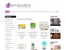 Tablet Screenshot of farmallueca.com